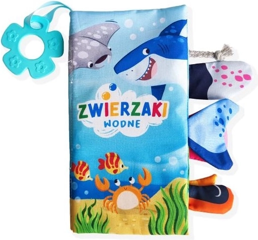 Libretto sensoriale in stoffa Animali acquatici