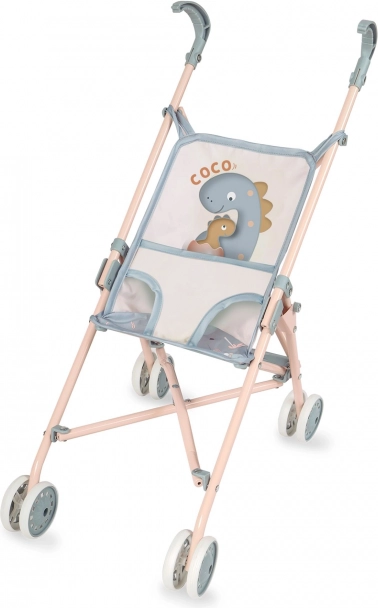 Passeggino pieghevole per bambole COCO 56 cm