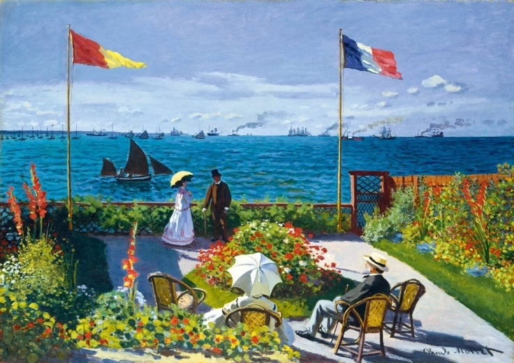 Puzzle Bluebird Giardino a Sainte-Adresse 1000 pezzi