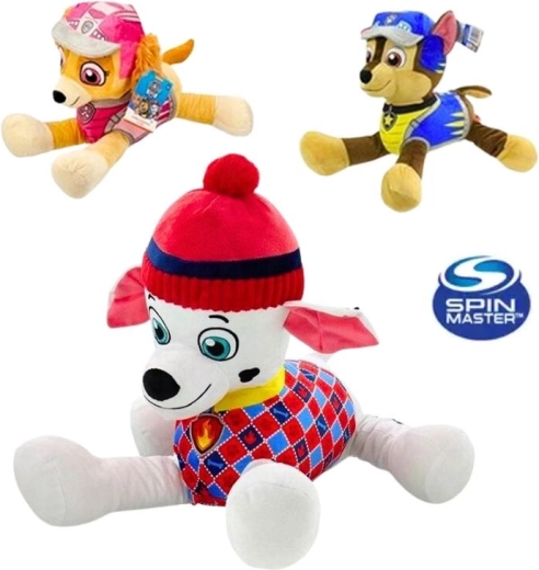 Peluches PAW PATROL con cappellino – grande eroe sdraiato