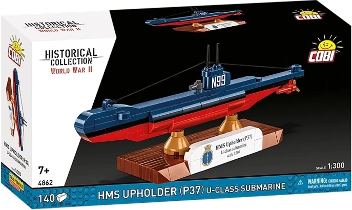 Cobi historical collection WWII sottomarino Royal Navy HMS Upholder (P37) 1:300