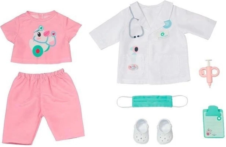 Abbigliamento da dottore BABY born per bambole da 43 cm