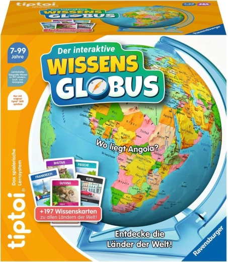 Ravensburger tiptoi globo interattivo della conoscenza