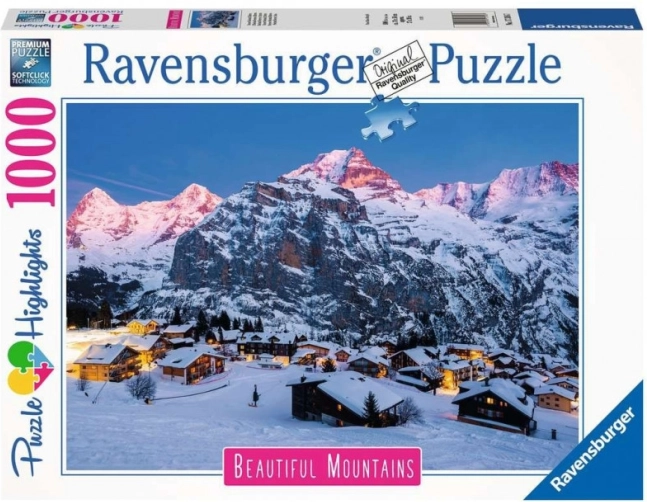 Puzzle Ravensburger Mürren dall'Oberland Bernese 1000 pezzi