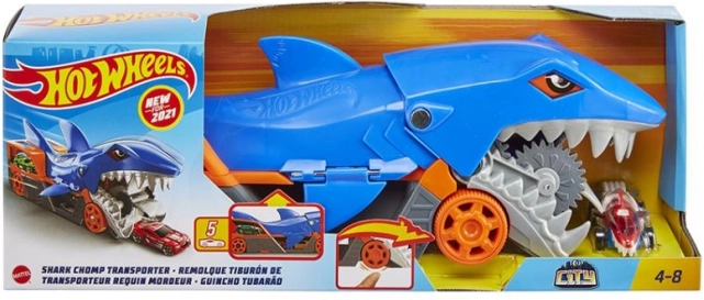 hot wheels city trasportatore squalo – trasportatore di macchinine a forma di squalo