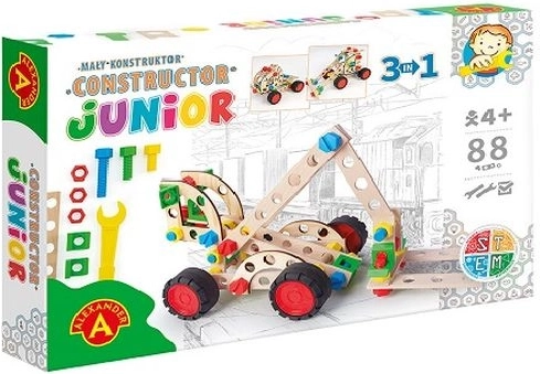 Alexandra piccolo costruttore junior 3 in 1 carrello elevatore