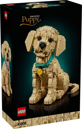 LEGO Icons cucciolo di golden retriever