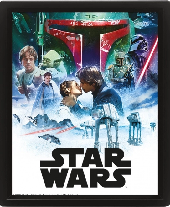 Puzzle 3D quadro Star Wars Episodio IV/V