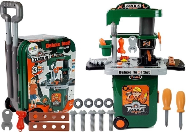 Set di attrezzi in valigetta Banco da lavoro Sega Cacciavite