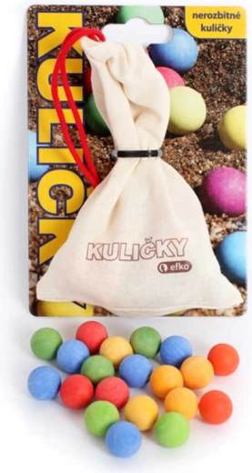 EFKO biglie di plastica infrangibili in sacchetto, 20 pz