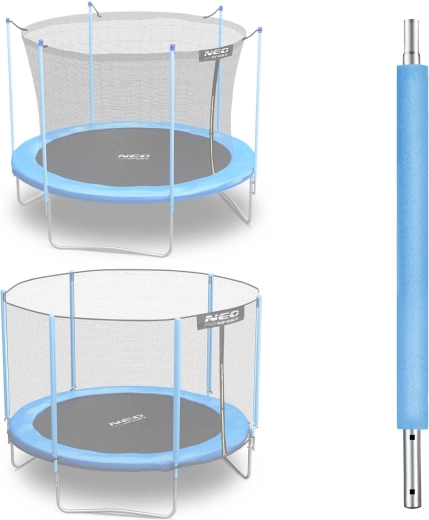Neo-Sport palo inferiore per trampolino 183 cm (6 ft) per rete esterna e interna, blu - 1 pezzo