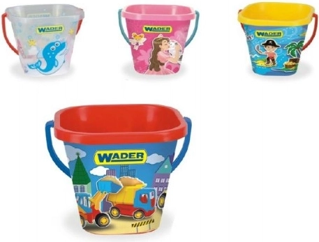 Wader Secchiello quadrato per la sabbia IML 2 l - 1 pezzo