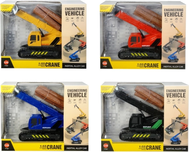 Gru da costruzione in metallo – giocattolo per bambini