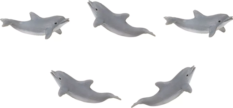 Safari Ltd. mini figura di delfino Good Luck Minis - 1 pezzo