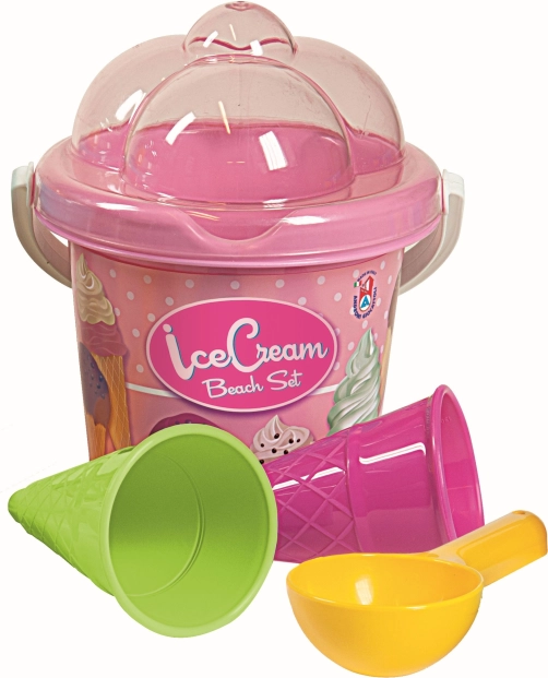 Androni set da sabbia Gelato – piccolo, rosa