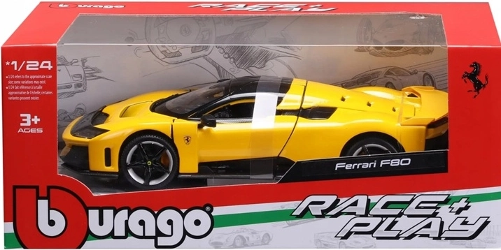 BBU Ferrari F80 R_P giallo Giallo Modena 1:24 modello auto da collezione