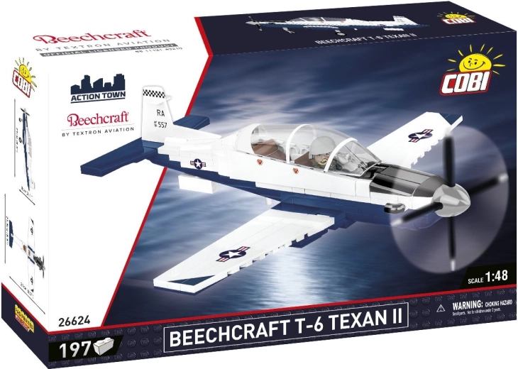 Cobi Beechcraft T-6 Texan II kit di montaggio aereo 1:48 (197 pezzi)