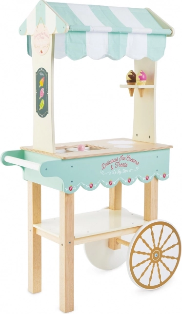 Le Toy Van lussuoso carretto del gelato in legno Honeybake