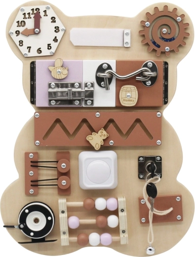 Tavola attività Montessori orsetto 10 in 1 Baby Mix