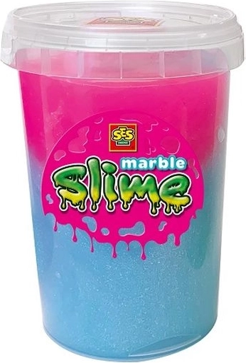 Slime marmorizzato blu-rosa SES Creative 200 g