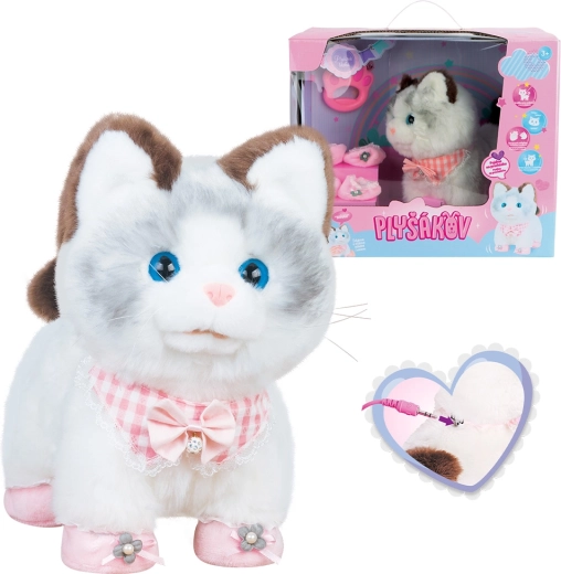 Gattina di peluche interattiva Mina