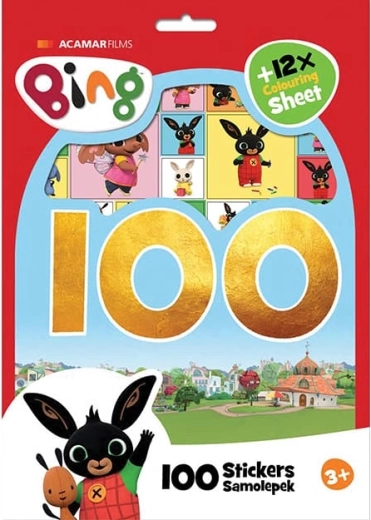 Set di album da colorare Bing con adesivi (oltre 100 pz)