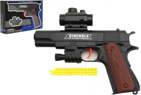 Pistola di plastica a palline morbide - 20 cm