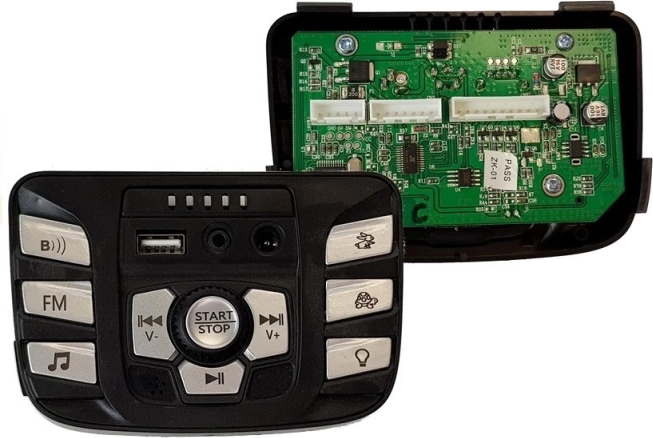 Pannello musicale per veicoli a batteria