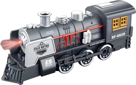 Locomotiva rétro SF-0628 con suoni e luci 20 cm