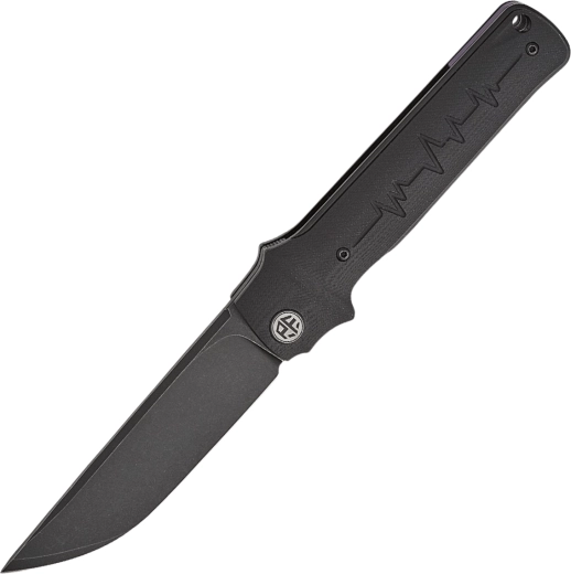 Petrified Fish Tena coltello tascabile pieghevole g10 nero