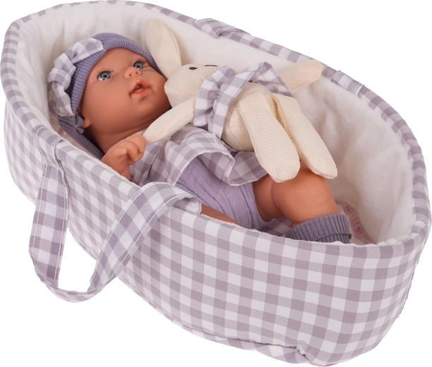 Set bambola bebè con accessori – Viola