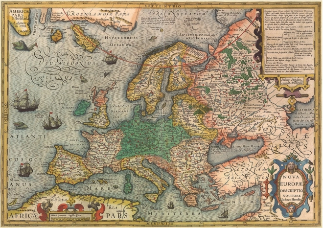 Puzzle EDUCA Mappa dell'Europa 1000 pezzi