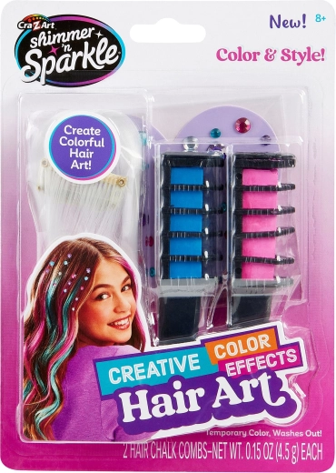 Cra-Z-Art gessetti per capelli con clip per capelli