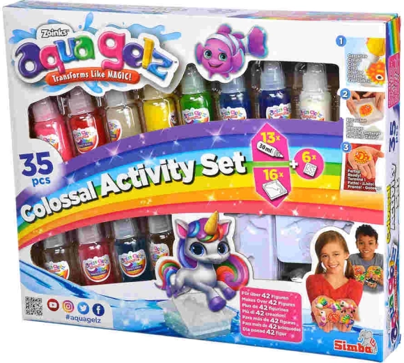 Aqua Gelz set creativo mega con 13 colori di gel