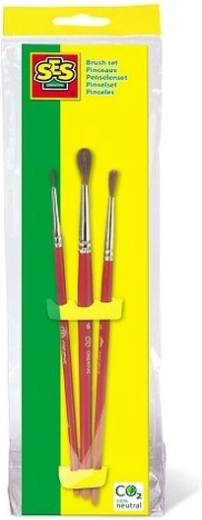 SES set di pennelli per bambini (3 pz)
