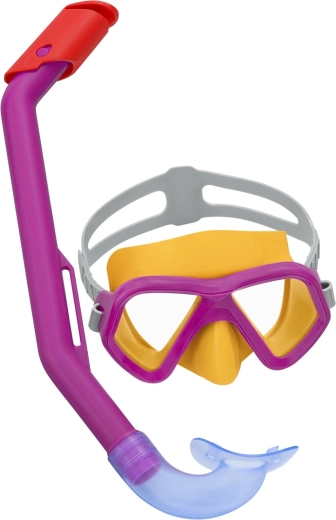 Set rosa per snorkeling BESTWAY per bambini e ragazzi