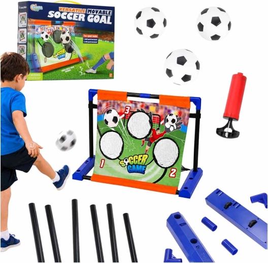 Porta da allenamento da calcio per bambini con bersaglio mobile a punti