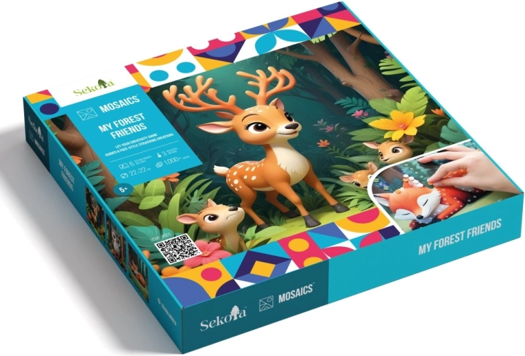 Sekoia mosaici animali del bosco – kit creativo