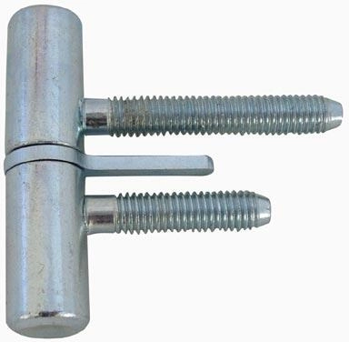 Cerniera per porta 60 mm con perno, zincata