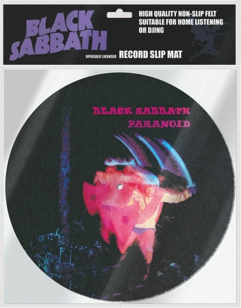 Tappetino per giradischi con motivo Black Sabbath