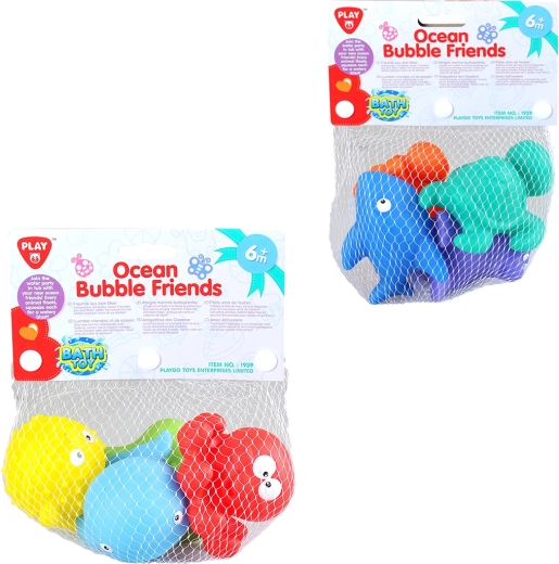 Playgo amici dell’oceano – giocattolo a bolle, 2 tipi