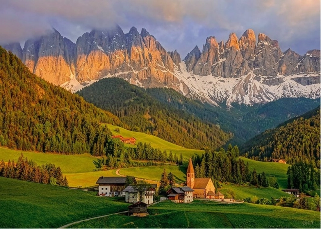 Puzzle CHERRY PAZZI – Santa Maddalena, Dolomiti (1000 pezzi)