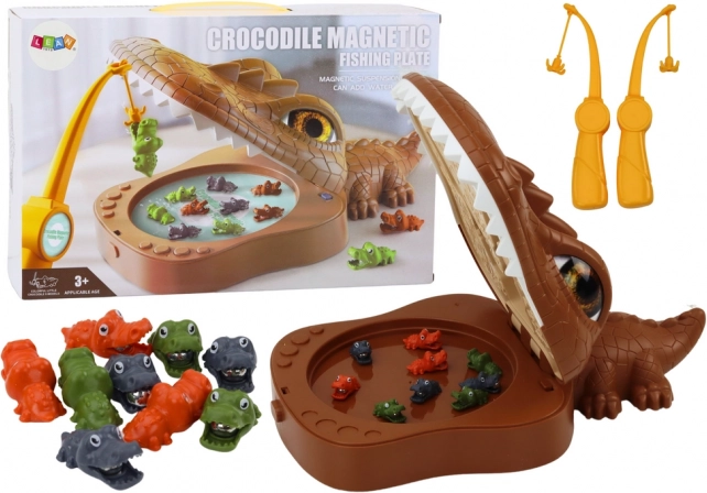 Gioco di pesca magnetico Coccodrillo – marrone