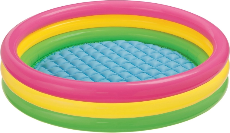 Piscina gonfiabile per bambini arcobaleno 147 × 33 cm Intex