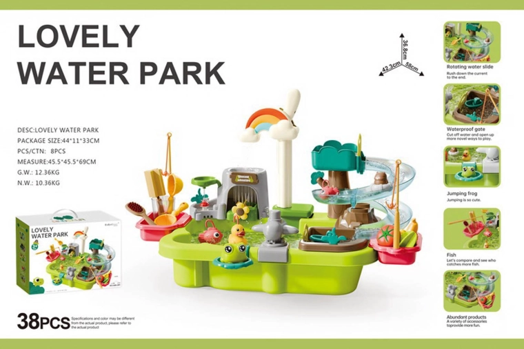 Mega parco acquatico con accessori