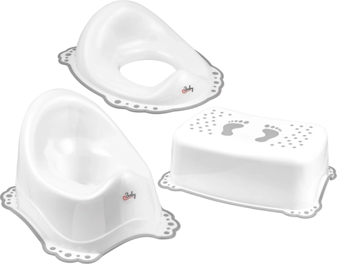 Maltex set per bambini antiscivolo Classic – bianco