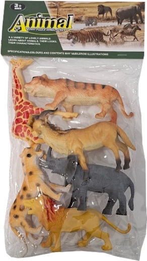 Set di figurine di animali selvatici per bambini