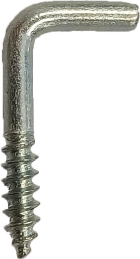 Gancio a vite per legno 25 × 2,5 mm zincato, 600 pz