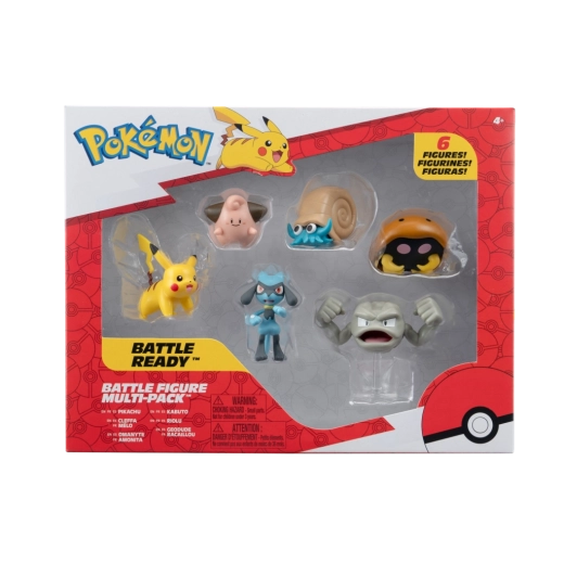 Set di figure POKÉMON – Pikachu e amici, serie 7