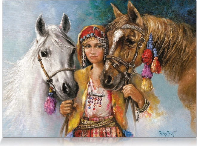 Puzzle ragazza di campagna 1000 pezzi